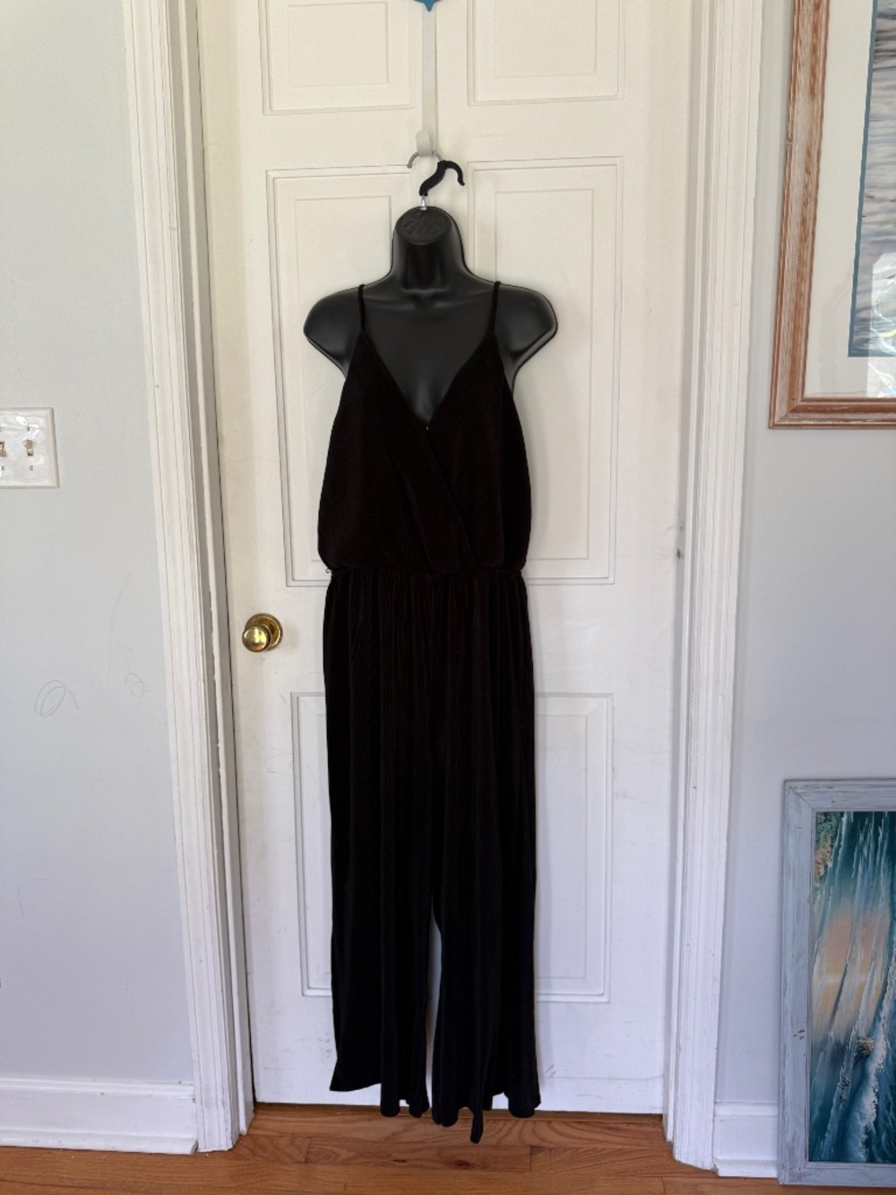 Xhilaration Black Jumpsuit Women's Large